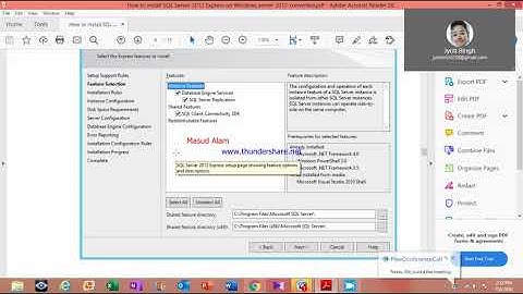 Installation of MS SQL Server 2012(Express Edition)