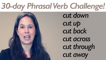 PHRASAL VERB CUT part 1