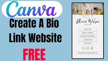 How To Create A Bio Link Website With Canva