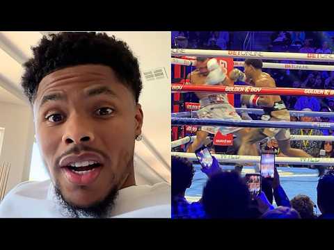 "C LEVEL FIGHTER" - Shakur Stevenson REACTS to Schofield beating & knocking down Bahdi!