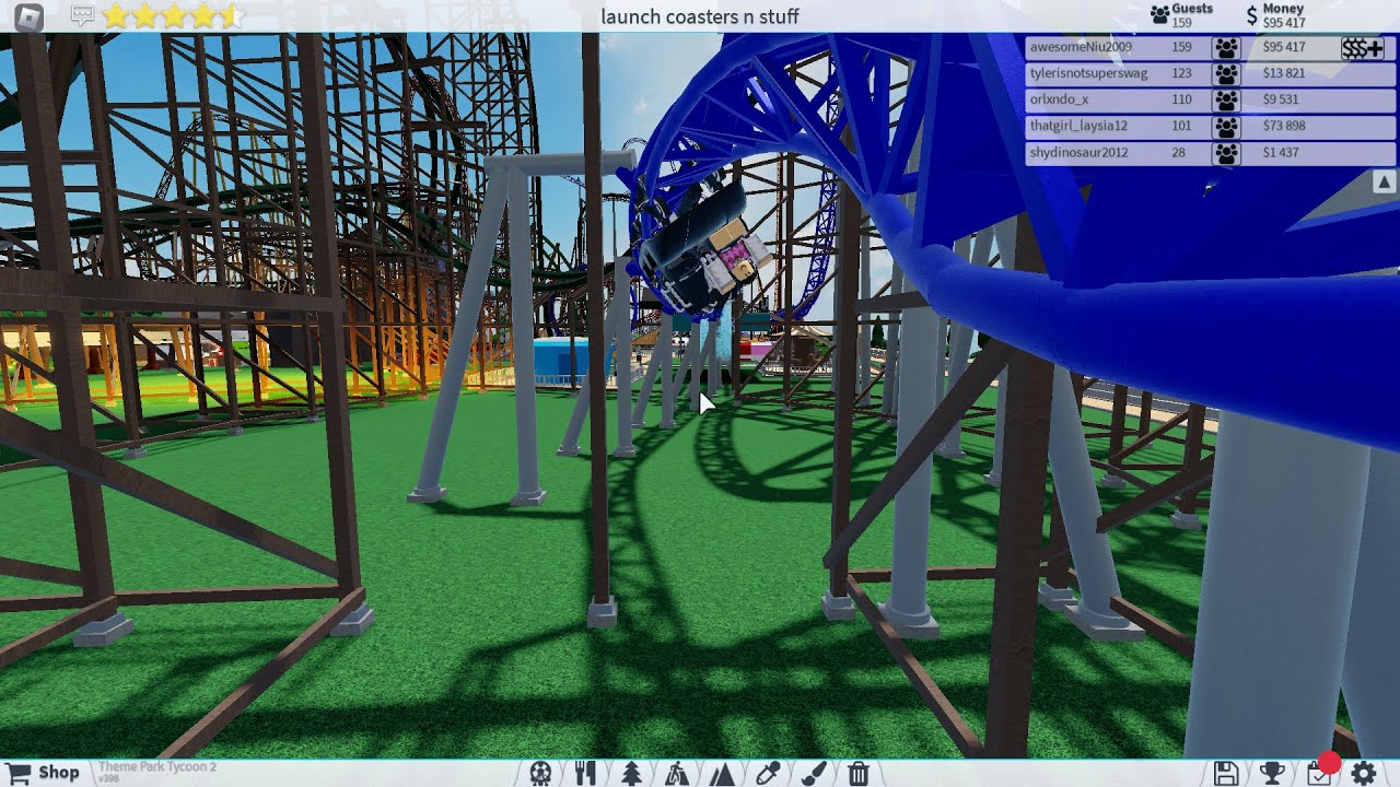 Theme Park Tycoon 2 multilaunch coaster YouTube