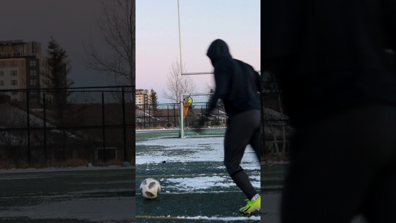 Did This Shot Hit the Target? 🎯⚽❄️ 