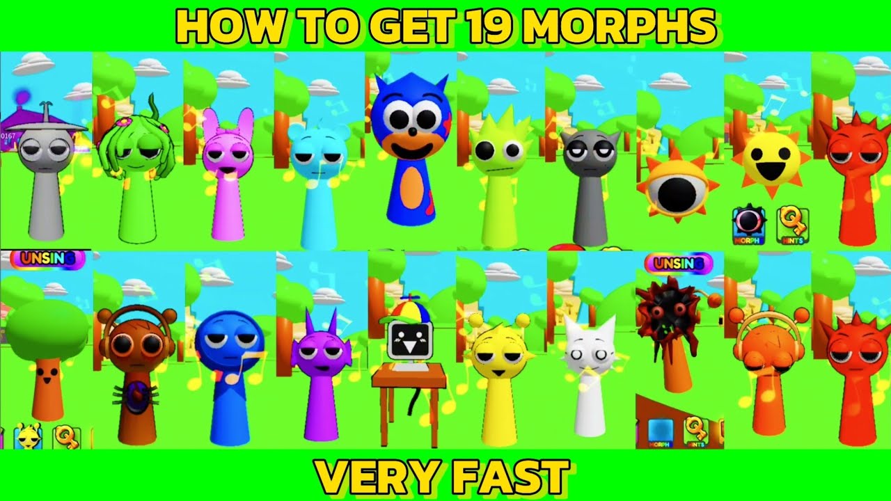 Got 19 Morphs in Sprunk Morphs SUPER Fast! - Roblox - YouTube