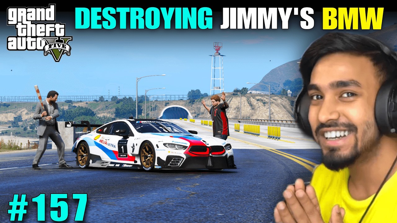 I DESTROYED JIMMY'S BMW CAR | TECHNO GAMERZ GTA 5 GAMEPLAY #157 - YouTube