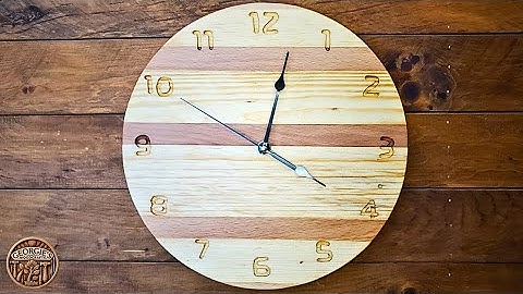 Crafting a Wooden Clock & Jig for Cutting Perfect Circles