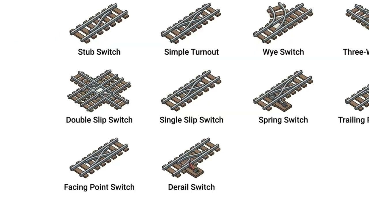 Every Type of Railway Switch Explained