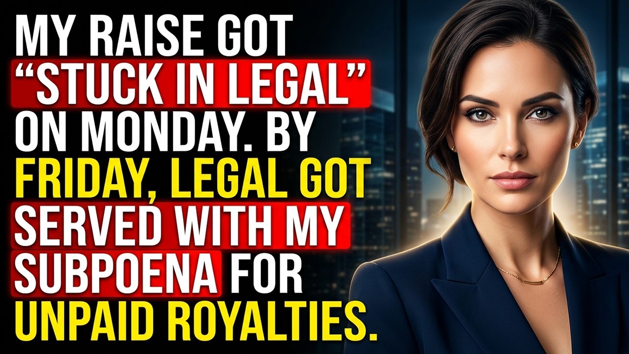 My raise got stuck in Legal Monday—by Friday they were served my subpoena for royalties