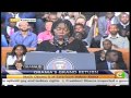 Auma Obama Welcomes President Obama At Kasarani