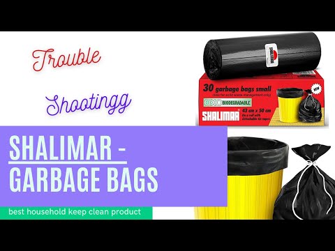 Shalimar OXO - Biodegradable Garbage Bags - Review (Premium quality material) - Keep your area