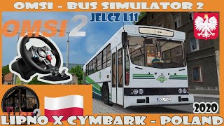 OMSI 2 (2020) - Lipno X Cymbark - (Jelcz L11) Logitech G29 (Poland)