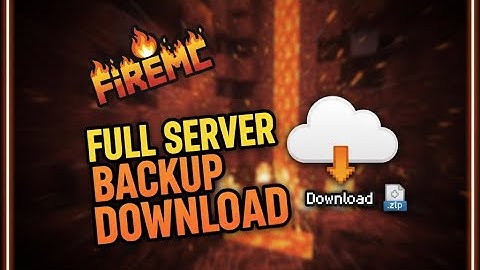 How to download prebuild fire mc backup #firemclifesteal #minecraft  credits to @frTerminal