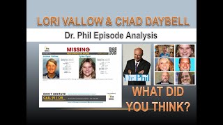 Dr Phil Episode Review - Lori Vallow &amp; Chad Daybell Case