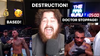 THE MMA GURU REACTS TO RENATO MOICANO TKO BENOIT SAINT DENIS AND POST FIGHT INTERVIEW