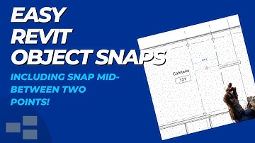 How to use Snap Mid Between Two Points in Revit (Quick Revit Snap Tutorial)
