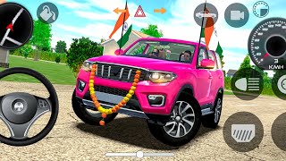 Indian Cars Simulator 3D: (Scorpio N) - Car Driving 3D Game - Car Game Android Gameplay screenshot 5