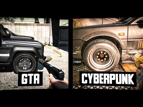 Видео: Физика GTA 5 лучше чем в Cyberpunk 2077