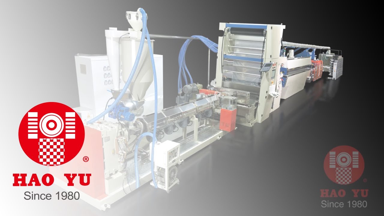 HY7/SP-100NHE PP/HDPE High Speed Flat Yarn Extrusion Line - Hao Yu