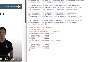 Cara Membuat Data Frame di Bahasa R