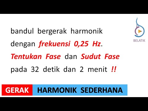 Contoh soal gerak harmonis sederhana dan pembahasannya