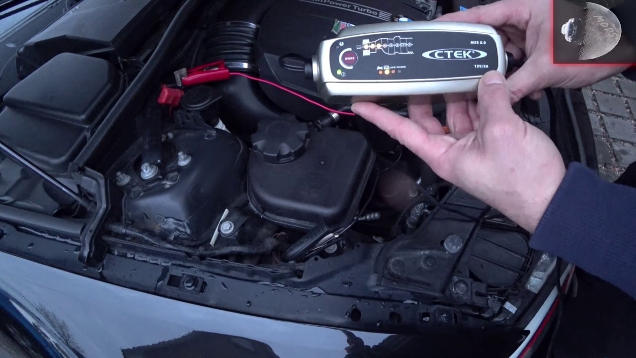 CTEK MXS 5.0 Batterieladegerät Auto/Motorad Test-Anschließen-Erklärung 