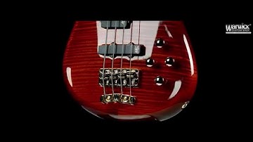 Warwick Custom Shop Masterbuilt - Streamer LX Burgundy Red Stain High Polish