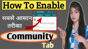 How to enable Community tab on YouTube  after 1k subscriber 2021| Community tab enable kaise kare
