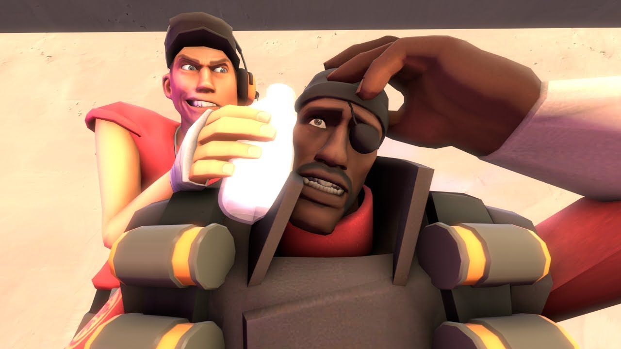 [SFM] Demoman Discovers where 'Mad Milk' comes from (tf2 ai)
