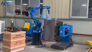 Our designed and produced two sets of 500KG dual axis L type positioner, supporting Yaskawa welding