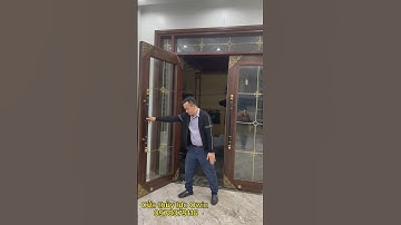 Cửa Nhôm Owin Phào 2 Mặt Full Tường 200 Bản Cánh 180 Kính Hộp Nan Hoa Đồng   0978379116