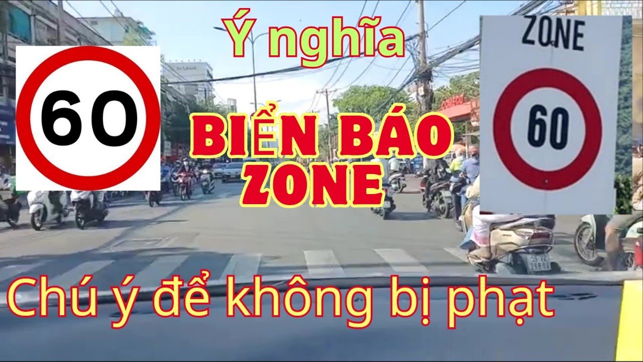 Sự KHÁC NHAU giữa biển báo ZONE và biển báo thường | Hướng dẫn lái xe 