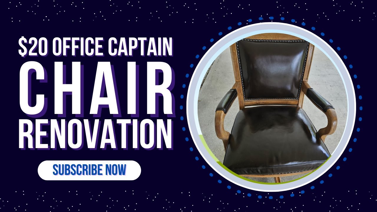 Captain Office Chair Makeover