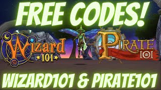 🎁 2 FREE CODES! Wizard101 & Pirate101!