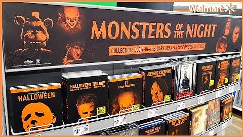 Halloween Horror Glow in the Dark Slipcover Blu-rays & DVDs at Walmart Chucky, FNAF, Freddy Krueger