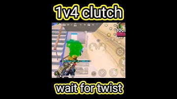 1v4 clutch wait for twist #bgmi #shorts #pubg