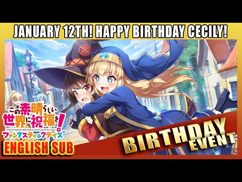 Eng Sub] Arue's Birthday! 2021, KonoSuba Fantastic Days