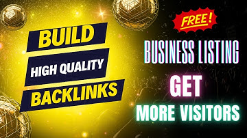 Free Business Listing Backlinks | How To Create Backlinks For Shopify Store | Shopify SEO Backlinks
