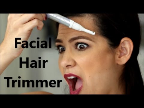 female mustache trimmer