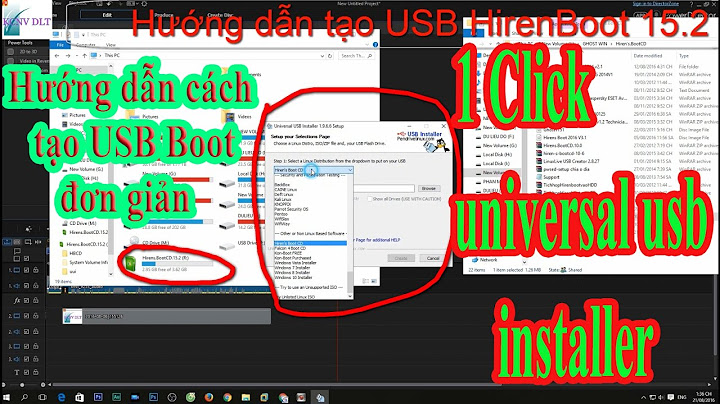 Hướng dẫn tạo hirens boot 15.2 trên usb