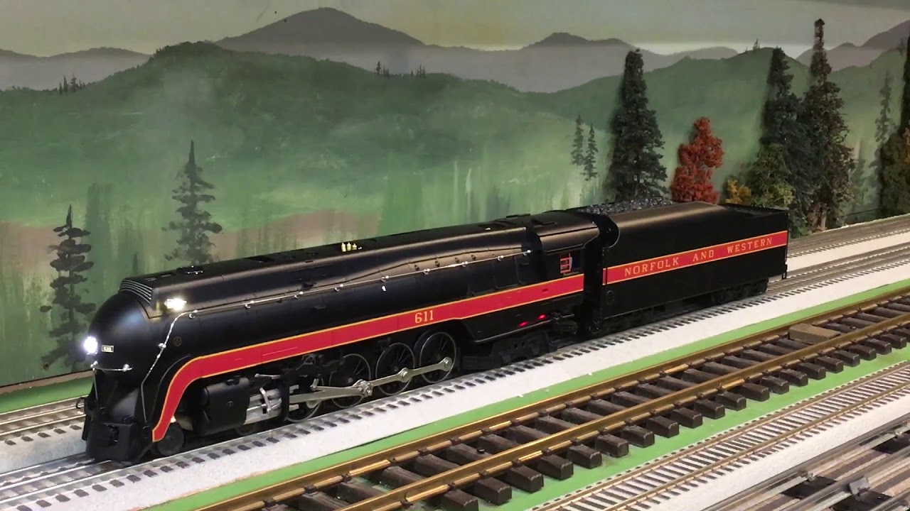 photo N&W 1218 Hits Car norfolk and western 611 short video for
