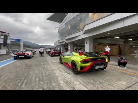 Lamborghini Huracán STO in the pit