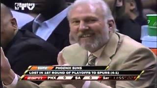 Popovich plays a joke on Shaq