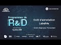 Programmes de rd  ateliers dia  outil dannotation labelme