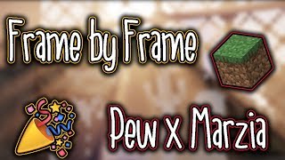 Pewdiepies Marriage Recreated Frame By Frame In Minecraft Split View