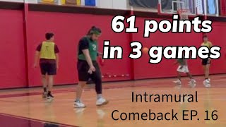 I HIT 17 THREES 😱 - 3 game highlight pack (Intramural Comeback EP. 16) by Headband J 48 views 4 months ago 7 minutes, 37 seconds