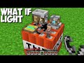 What happens with SMALLEST VILLAGE if LIGHT TNT in Minecraft ! STRANGE VILLAGE !