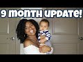 9 MONTH OLD BABY UPDATE! | Standing Up, Talking, and First Teeth!