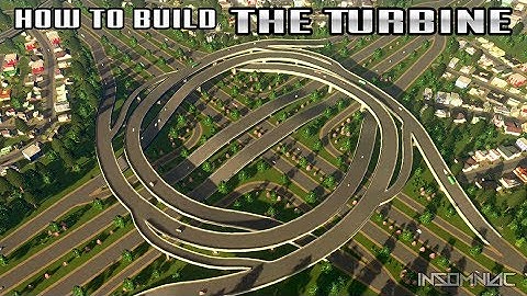 Cities Skylines Vanilla-PS4-Xbox How To Build The Turbine Intersection-Interchange Tutorial No Mods