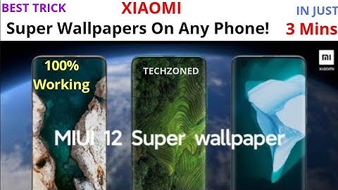 Install Mi Super Wallpapers on ANY DEVICE! ft. #PocoX2 🔥🇮🇳