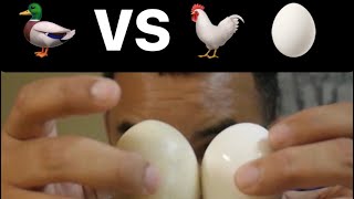 Duck Balut VS Chicken Balut