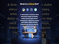 What is a linked list? | DSA Interview Question Every Candidate Should Know #DSA...
